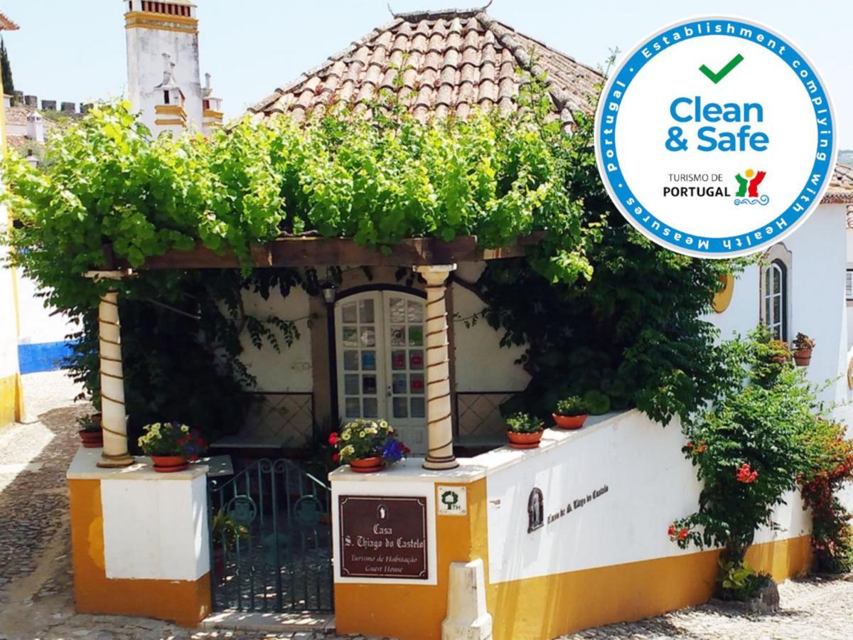 Casa De S. Thiago Do Castelo Hotel โอบิดอส ภายนอก รูปภาพ